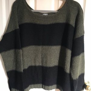 Olive and black Charlotte Russe sweater.  Xl.